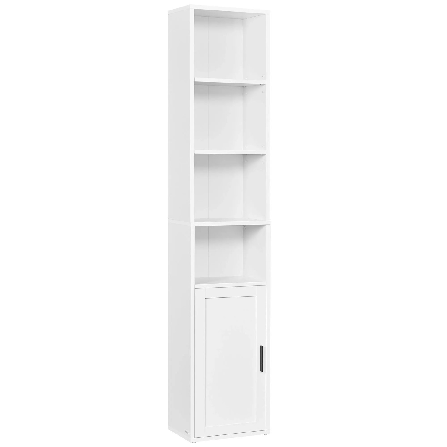 Vasagle Bücherregal 175 cm x 31,8 cm x 24 cm Weiß