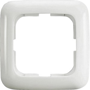 Busch-Jaeger Duro 2000 SI Abdeckrahmen 1-fach in Weiß für Schalter und Steckdosen.