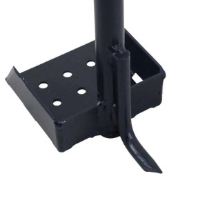 Detailaufnahme: Galaflor Kanalschaufel mit Haken zum Anheben von Schachtdeckeln.