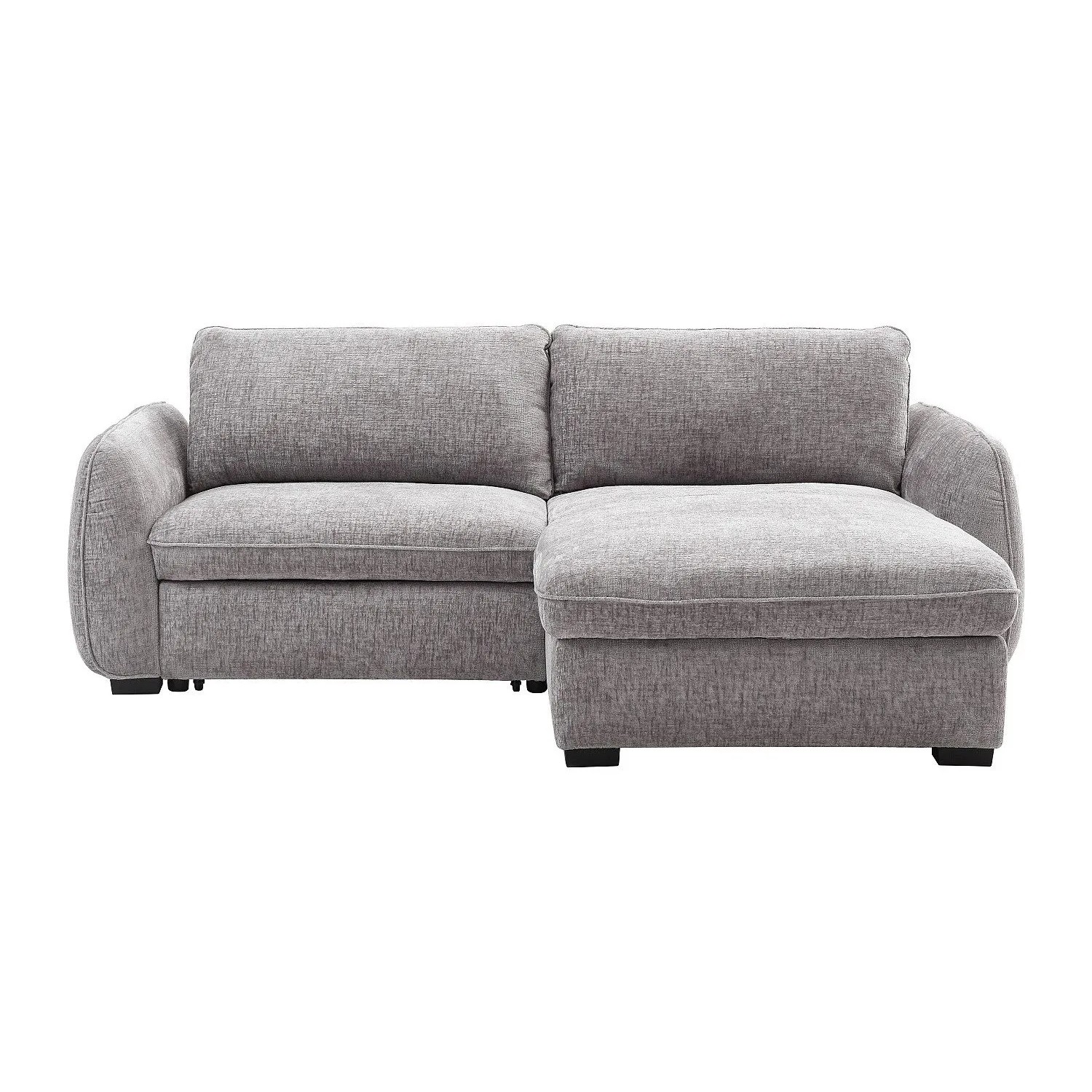 Vente-unique Schlafsofa Monavi Grau 236 cm