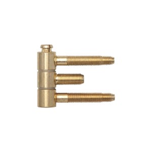 Sfs Stahlzargenband Türband 3-teilig, vermessingt. Robustes Einbohrband aus Stahl für Türen.