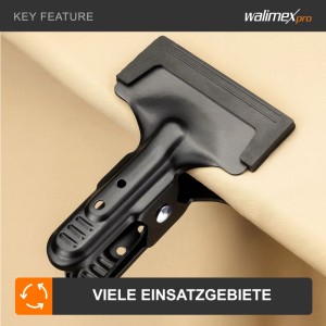 Walimex Studioclip Fotoklemme 45Mm Federzwinge Studioklemme Kamera Zubehör Foto