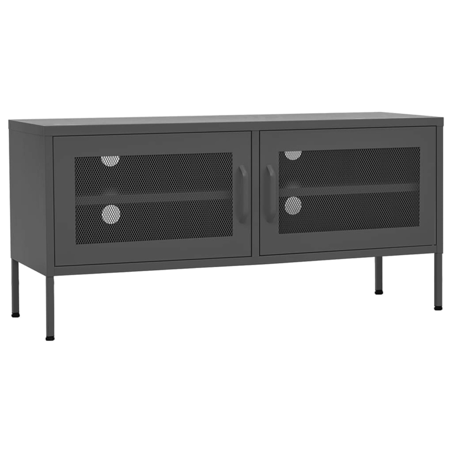 VidaXL TV-Schrank Anthrazit 105x35x50 cm Stahl günstig online kaufen