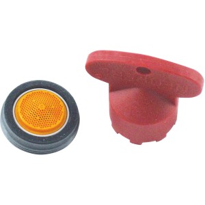 Kludi Strahlregler Cache M24 x 1 Neutral mit rotem Montagewerkzeug.