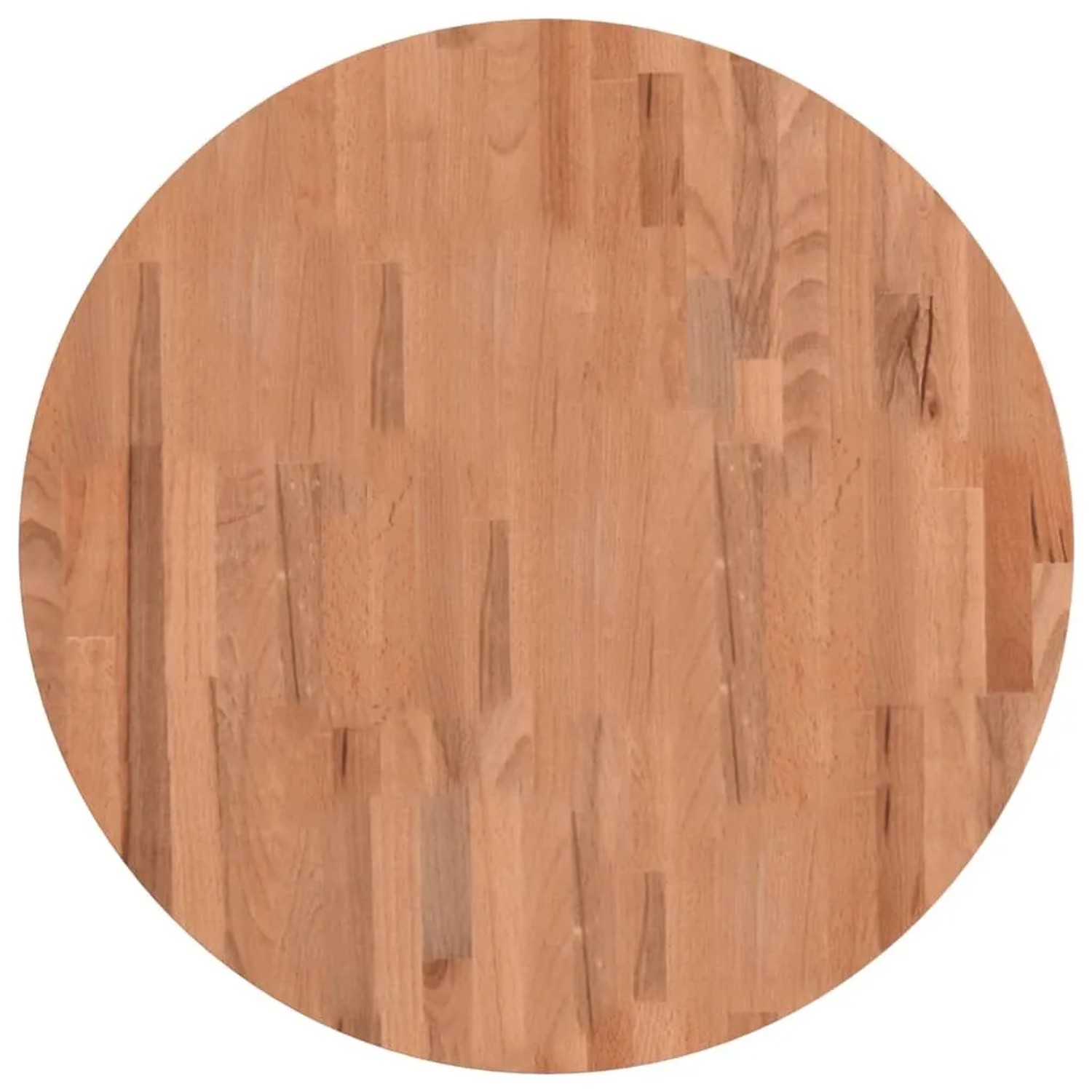 vidaXL Tischplatte Ø70x4 cm Rund Massivholz Buche 355945