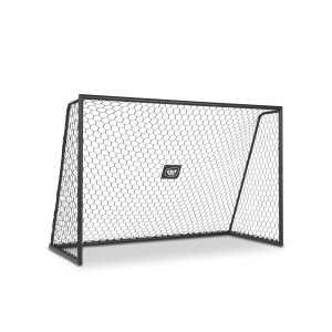 Schwarzes Exit Scala Aluminium Fußballtor, 300x200cm, für Garten & Freizeit.