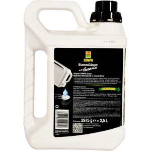 Compo Blumendünger mit Guano, 2,5L Kanister für üppige Blütenpracht.
