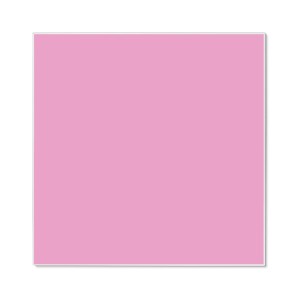 Banjado Magnettafel 50x50 cm, Magnetwand aus Stahl, Motiv Rose, in Weiß und Rosa.