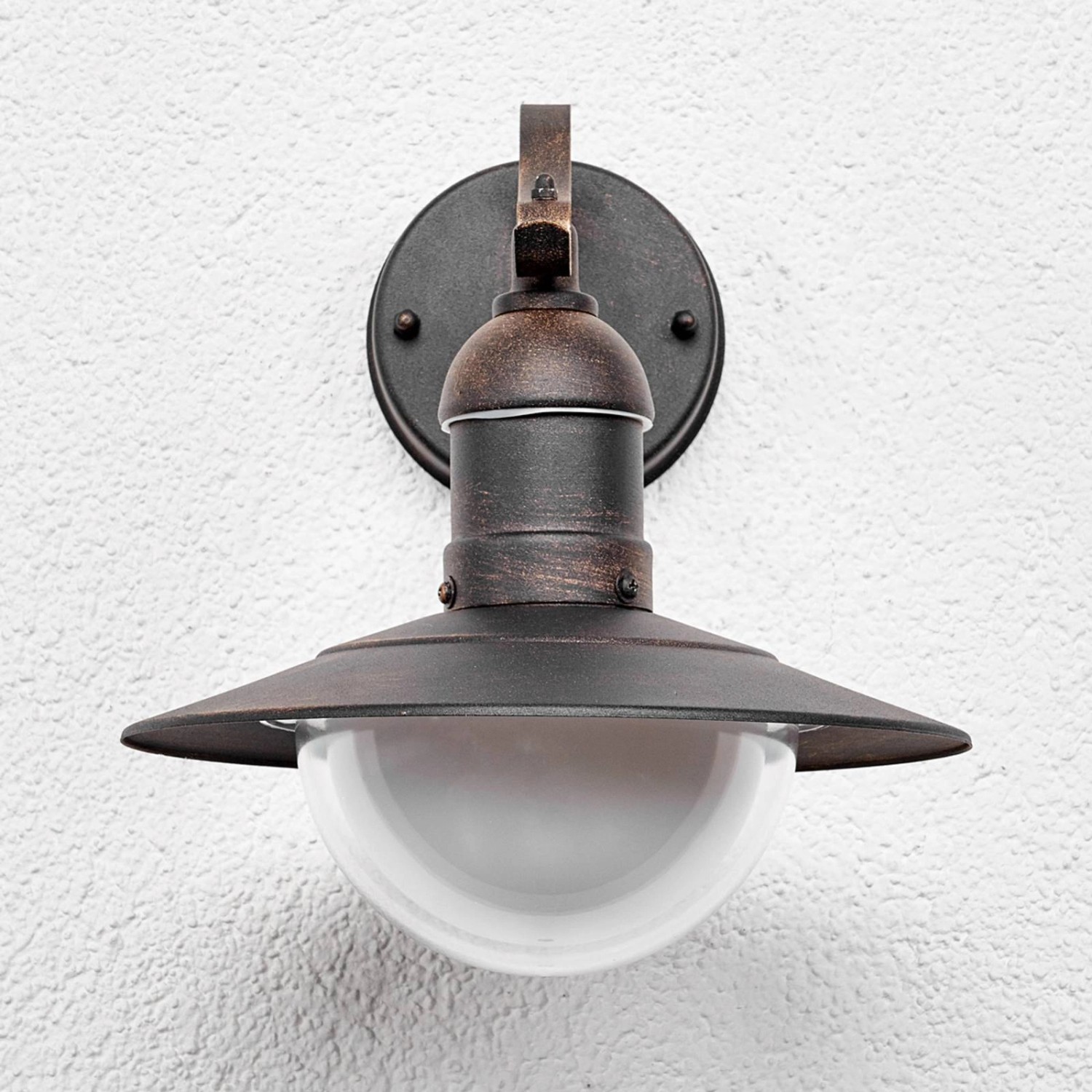 Lindby LED Wandleuchte Außen Clea 9960050 Spritzwassergeschützt Modern in Kupfer aus Edelstahl 1-flammig_5