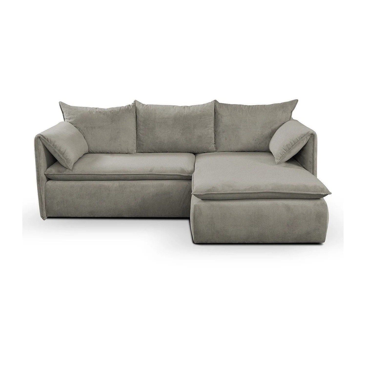 Vente-unique Schlafsofa Teodora Taupe 230 cm