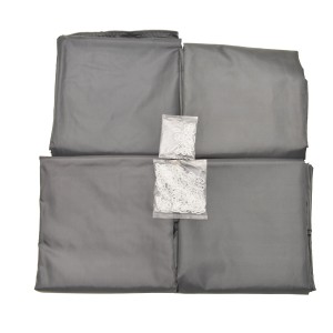 Palram Vorhangset für Milano/Martinique Pavillon, bestehend aus Vorhängen und Befestigungsclips.