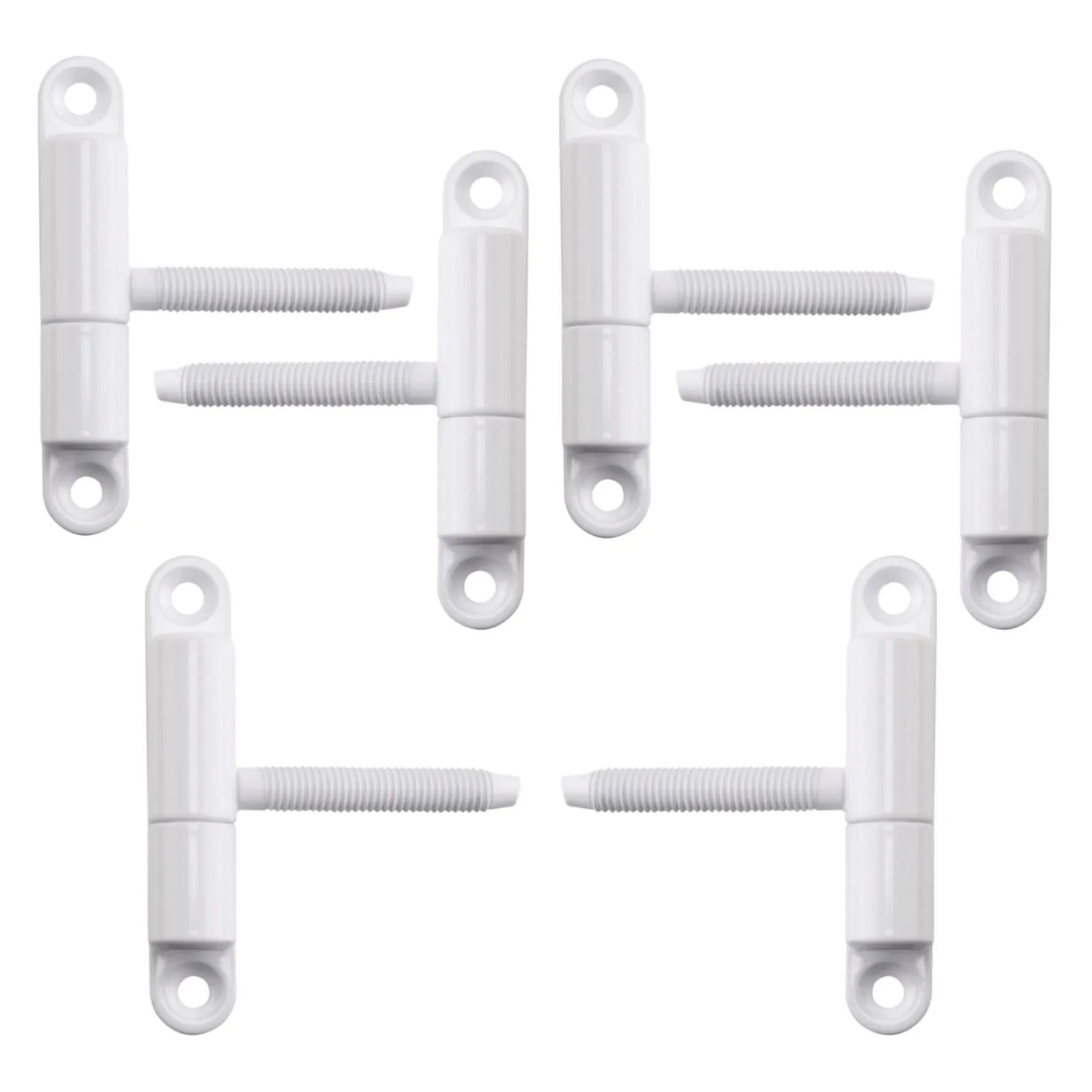 SOTECH 6 Stück Türband Einbohrband 15 x 83 mm mit Zapfen M8 x 50 mm Weiß