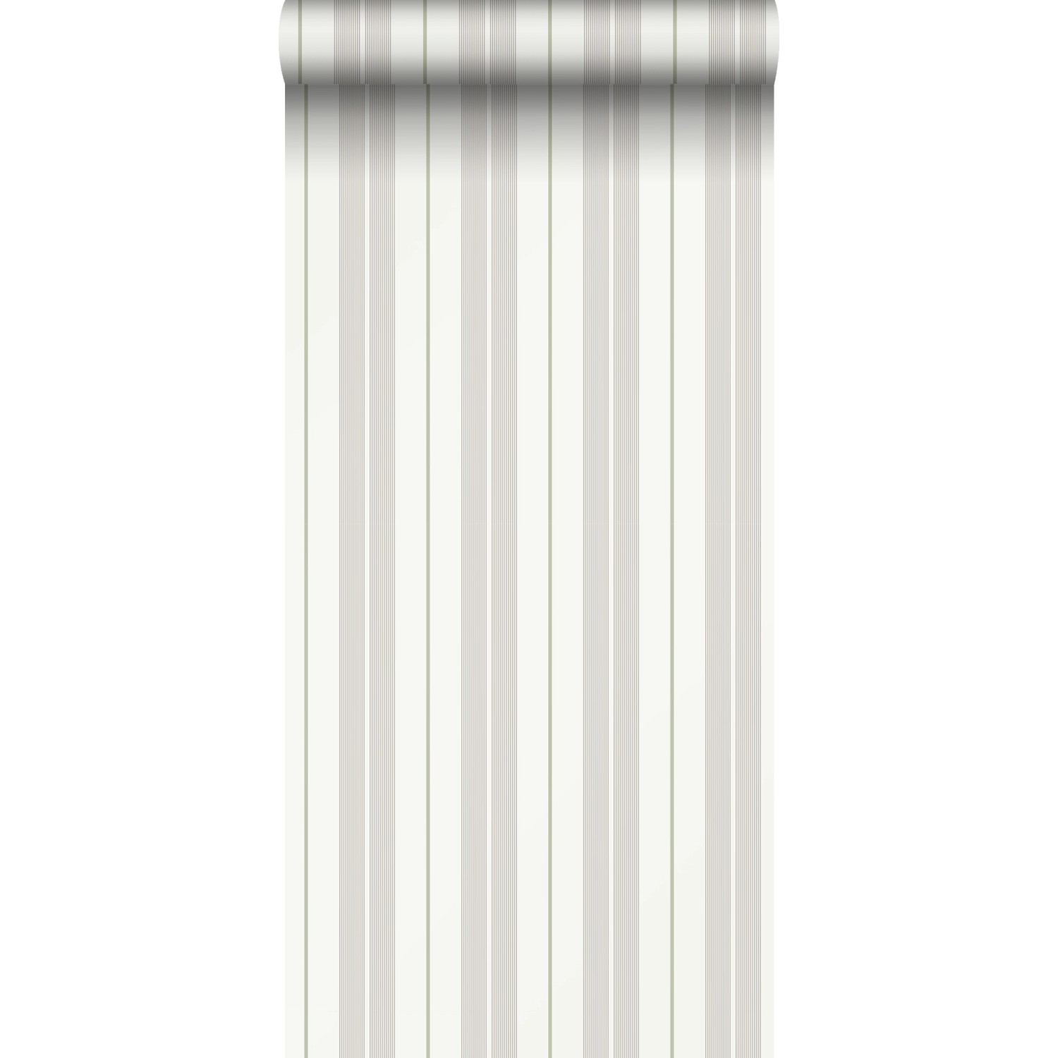 Sanders & Sanders Tapete Streifen Grau und Grün 53 cm x 10.05 m günstig online kaufen