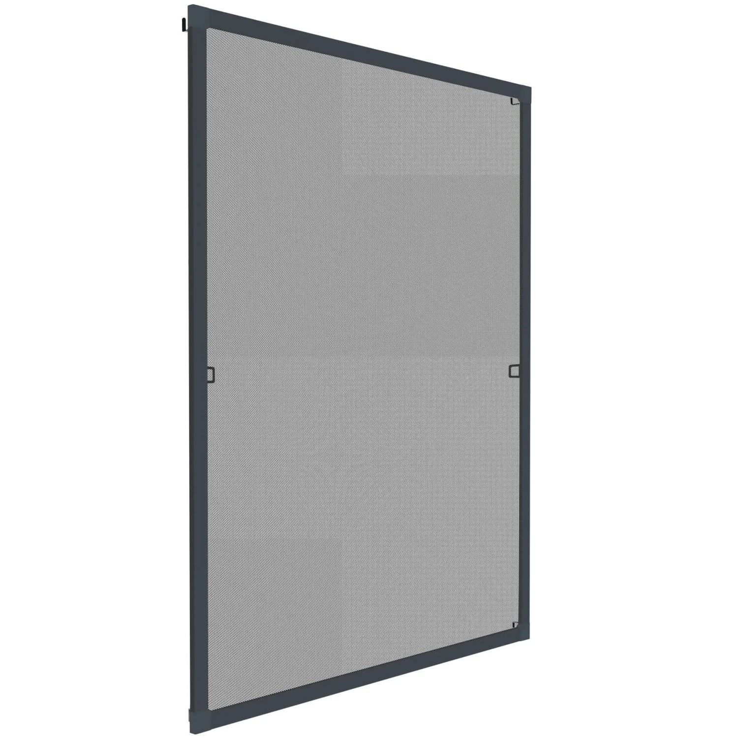 Tectake Fliegengitter Mit Aluminiumrahmen  Für Fenster  Zuschneidbar Wetter  und Uv Beständig 130 x 150 cm 1 x 130 x 150 cm Anthrazit