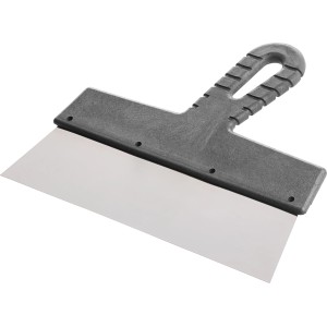 LUX Rakel 200 mm mit rostfreier Klinge und Kunststoffgriff für Maurer- und Fliesenarbeiten.