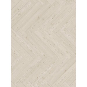 Parador Laminat Trendtime 3, Lärche Yukon Weiß, Fischgrätmuster. Laminatboden für Wohnräume.