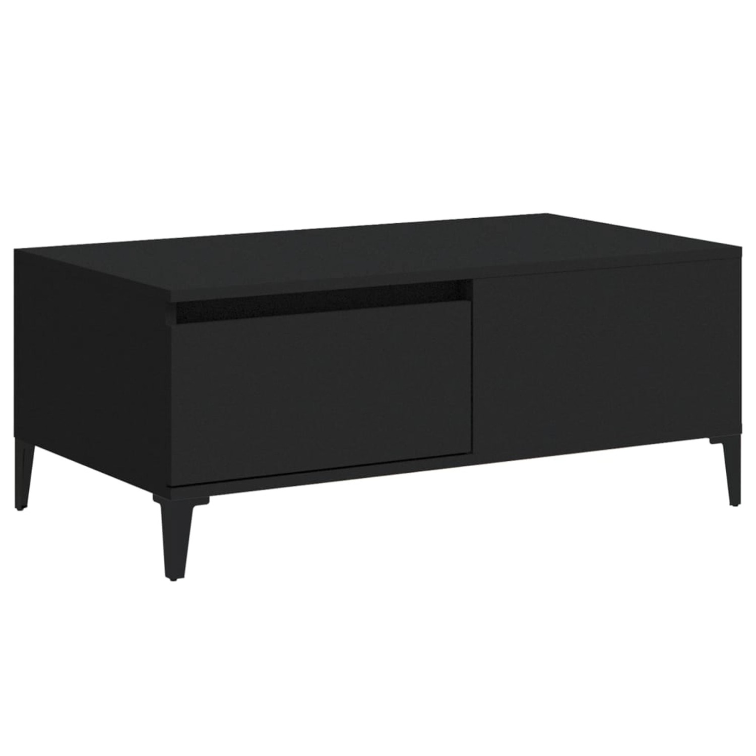 Vidaxl Couchtisch Schwarz 90x50x36,5 Cm Holzwerkstoff günstig online kaufen