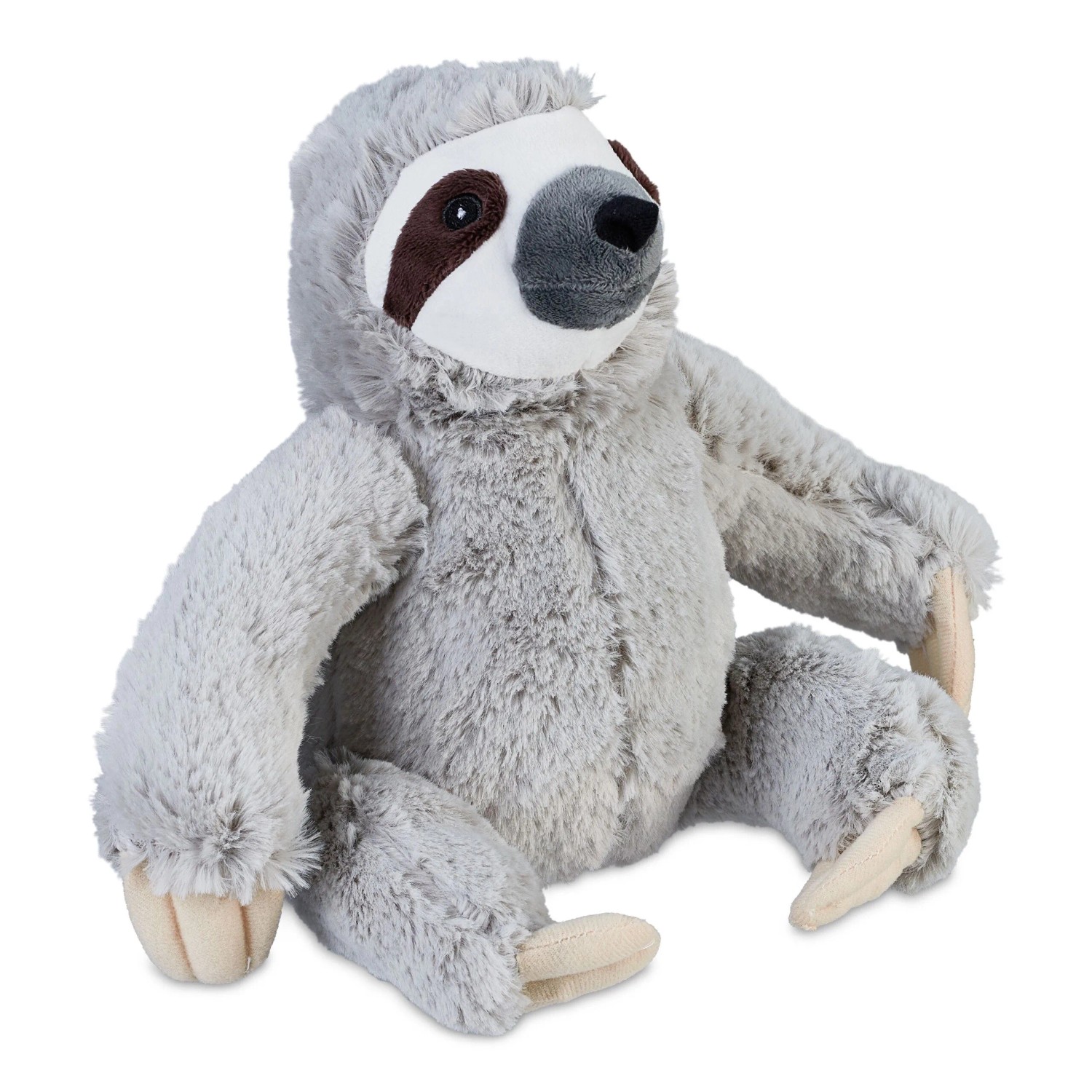 Relaxdays Türstopper Polyester Grau Sandgefüllt Schwer 22 cm x 21 cm x 18 cm 1 kg
