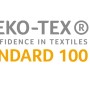 OEKO-TEX Standard 100 Logo: schadstoffgeprüfte Textilien für Palettenkissen & Gartenauflagen.