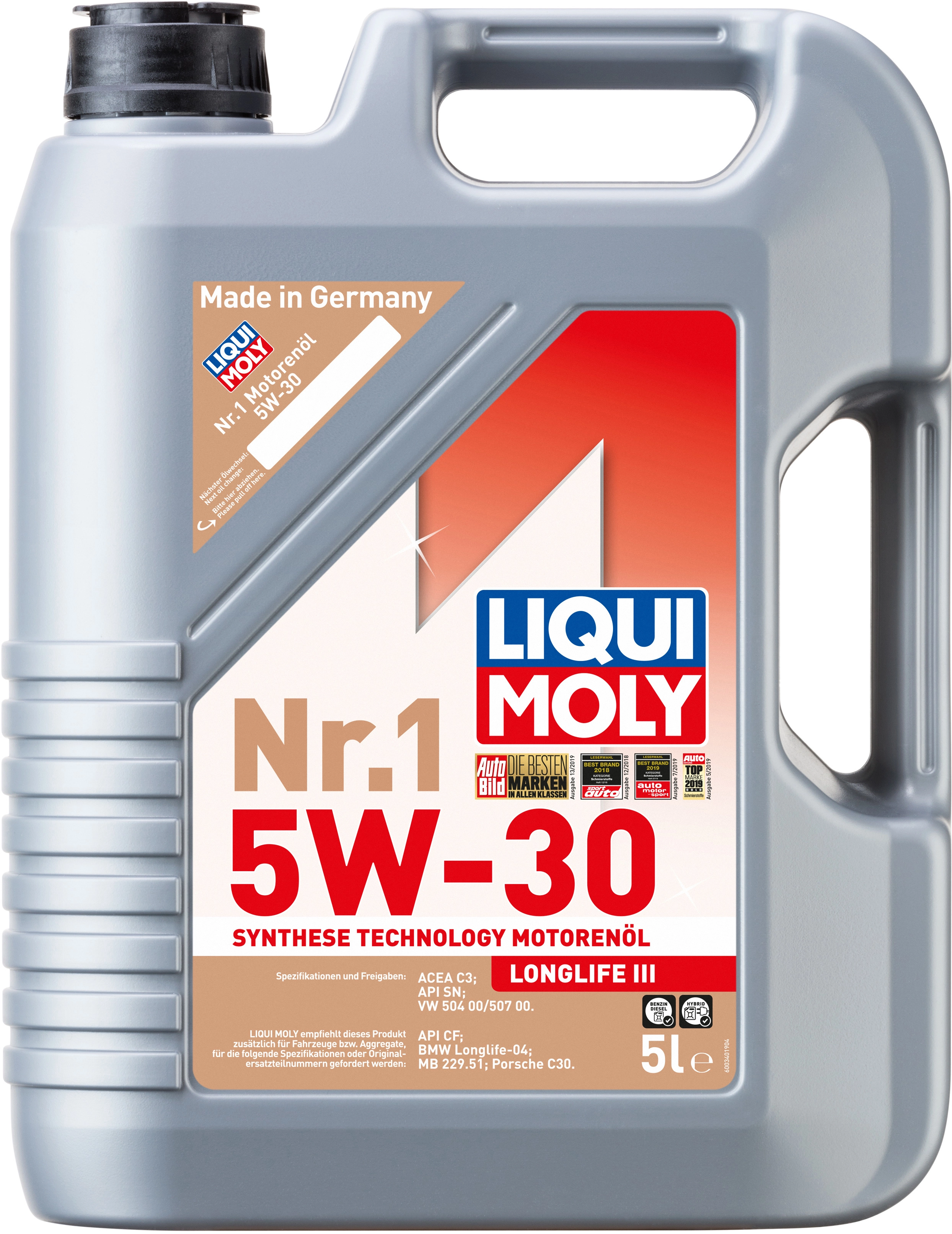 Liqui Moly Nr. 1 Leichtlaufmotoröl 10W-40 5 l kaufen bei OBI