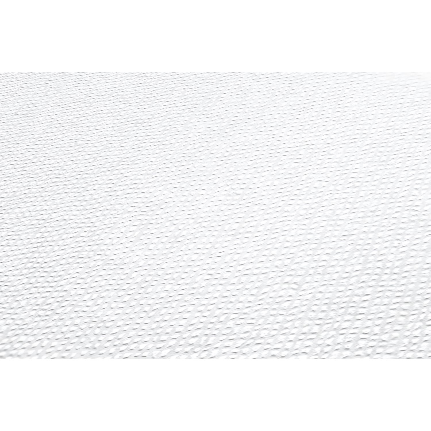 Struktur Vliestapete Uni Weiß, leicht strukturiert, zum Überstreichen.