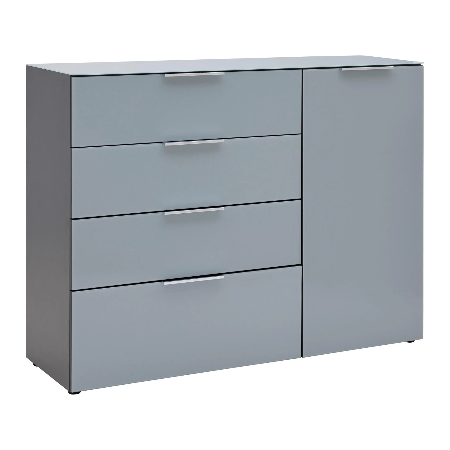 Premium Living Sideboard Oakland in Grau/Graphitfarben