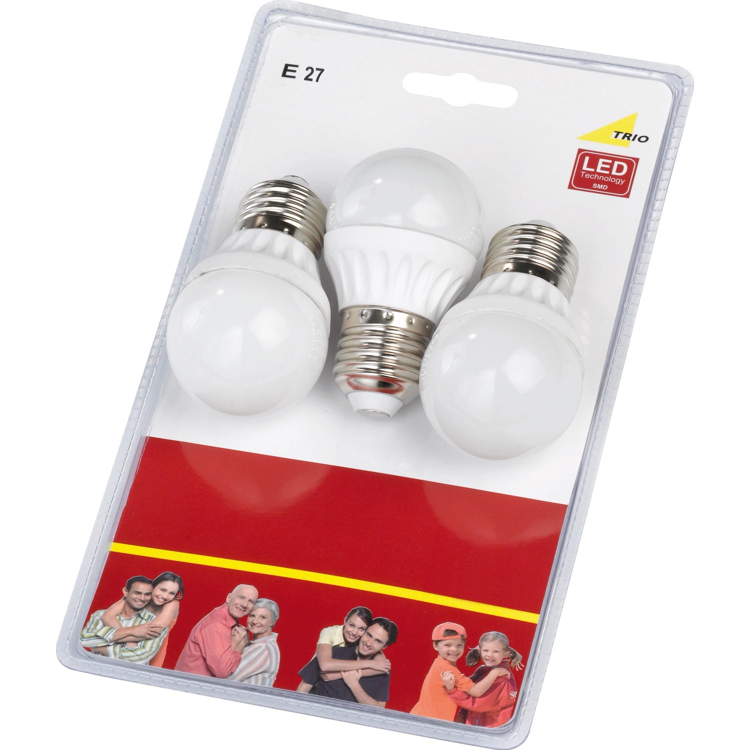 Trio LED-Leuchtmittel E27 Tropfenform 6 W Warmweiß 470 lm 7,8 x 4,5 cm (H x Ø)