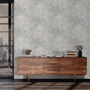 Sanders Tapete Beton-Optik Grau, 53cm x 10m. Dekorative Papiertapete im modernen Wohnraum.