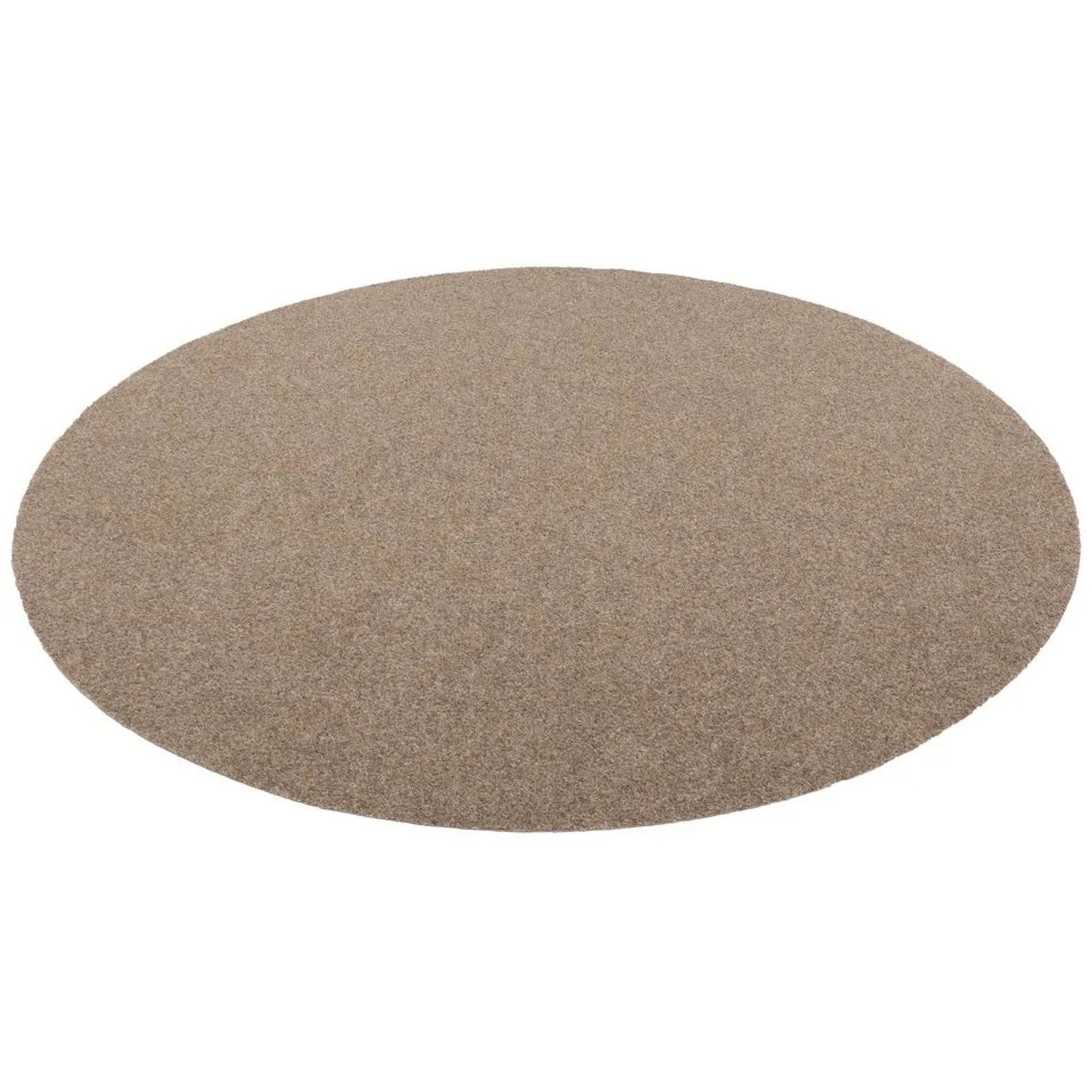 Snapstyle Kunstrasen Rasenteppich mit Noppen Kingston Rund Beige 133x133cm
