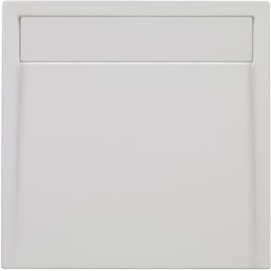 Quadratische, weiße Ottofond Duschwanne Plateau, 90x90 cm. Ideal für kleine Bäder.