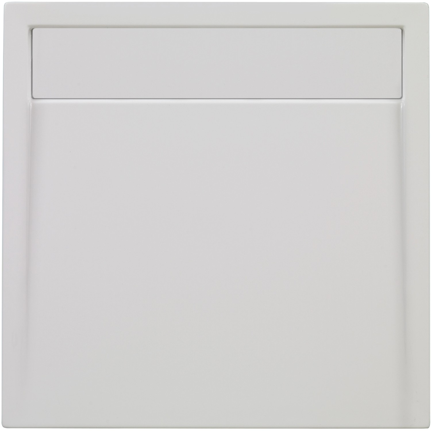 Ottofond Duschwanne Plateau Quadrat 90 cm x 90 cm Weiß