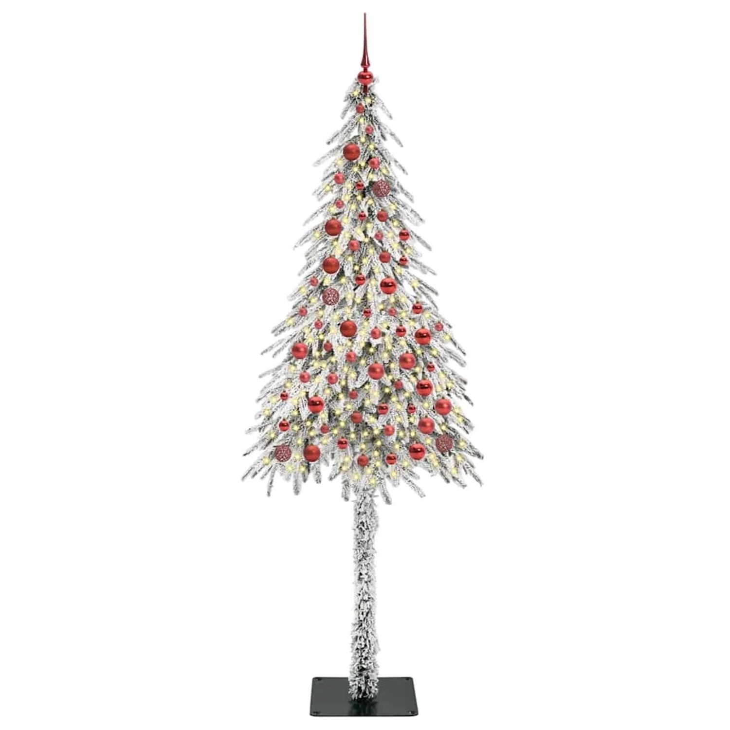 vidaXL Weihnachtsbaum mit 300 LEDs Weiß 210 cm PE und Stahl 3396242