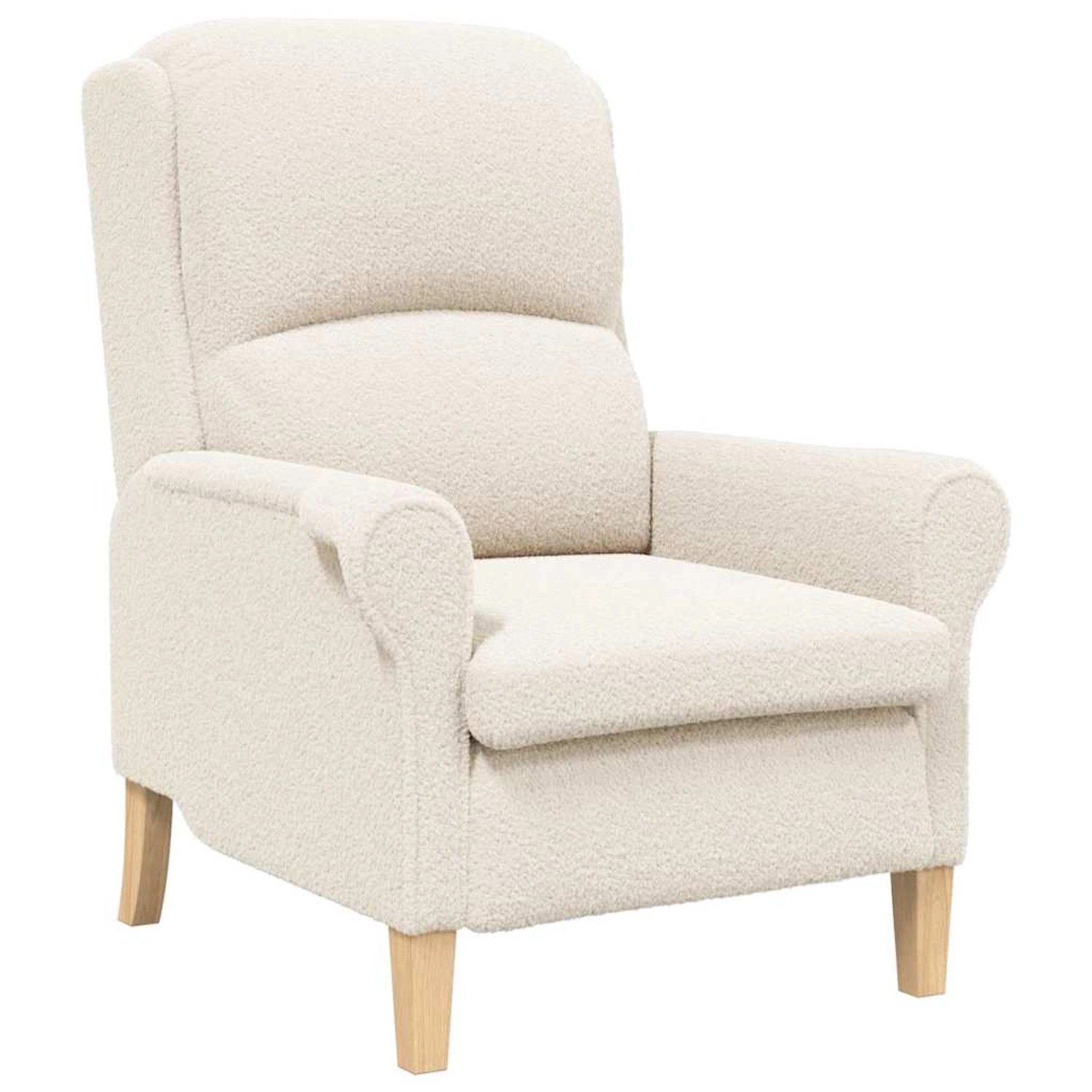 vidaXL Sessel Creme 76 x 94 x 102 cm Stoff 42009852