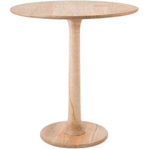 Runder CLP Beistelltisch Morristown Natura aus hellem Holz. Ideal als Wohnzimmertisch oder Ablagetisch.
