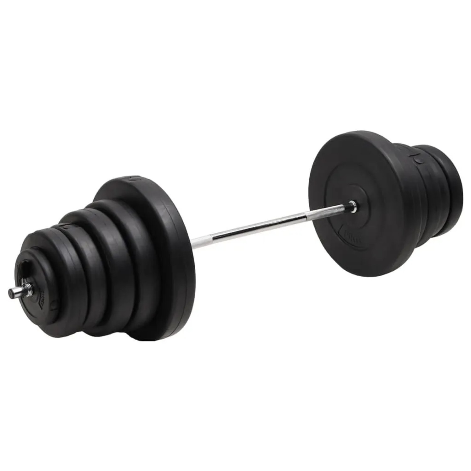 vidaXL Langhantel mit Gewichten 90 kg 3145021
