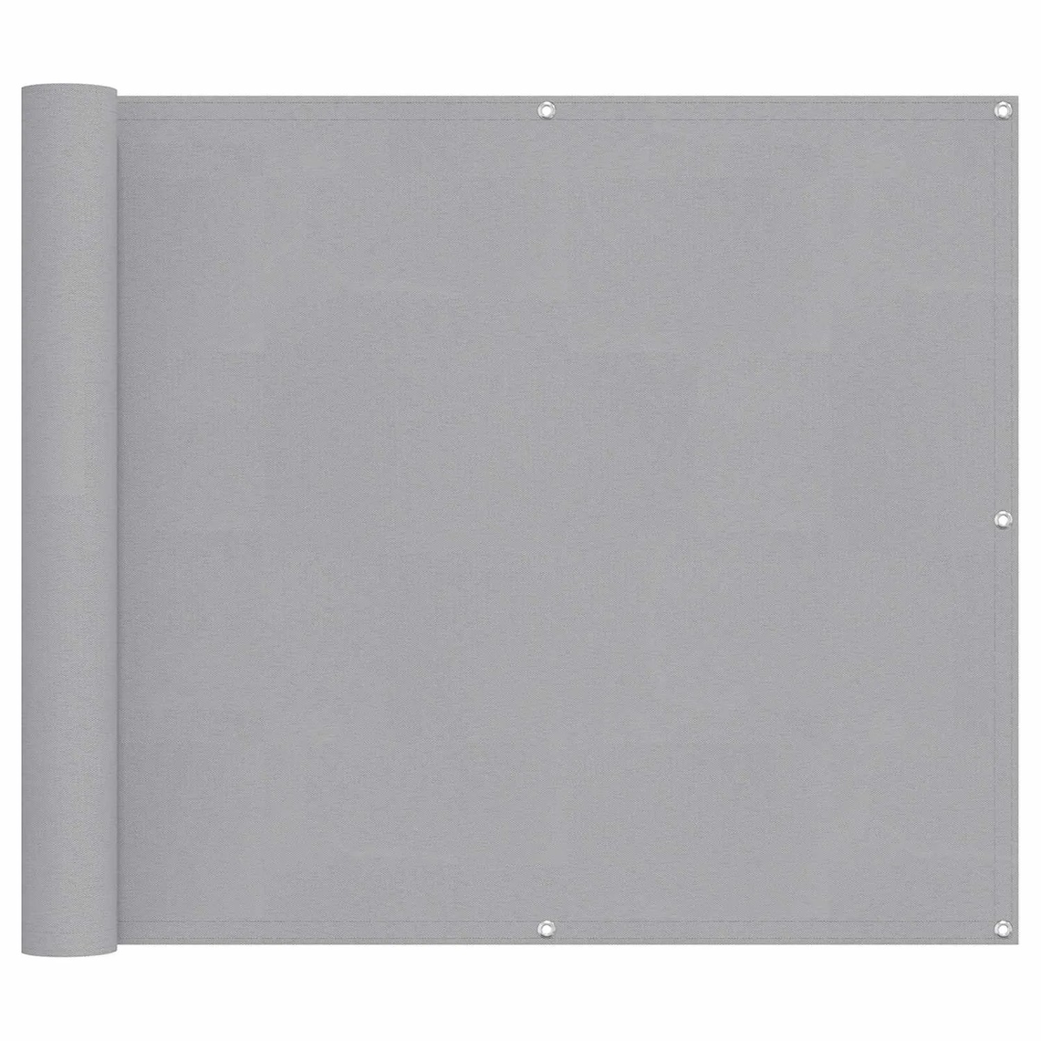 vidaXL Balkonsichtschutz Hellgrau 100 x 400 cm Oxford-Stoff 42030546