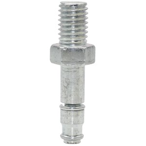 Wagner Gewindestift M10 x 14 mm, 2er-Set für Rollen und Räder, verzinkter Stahl.