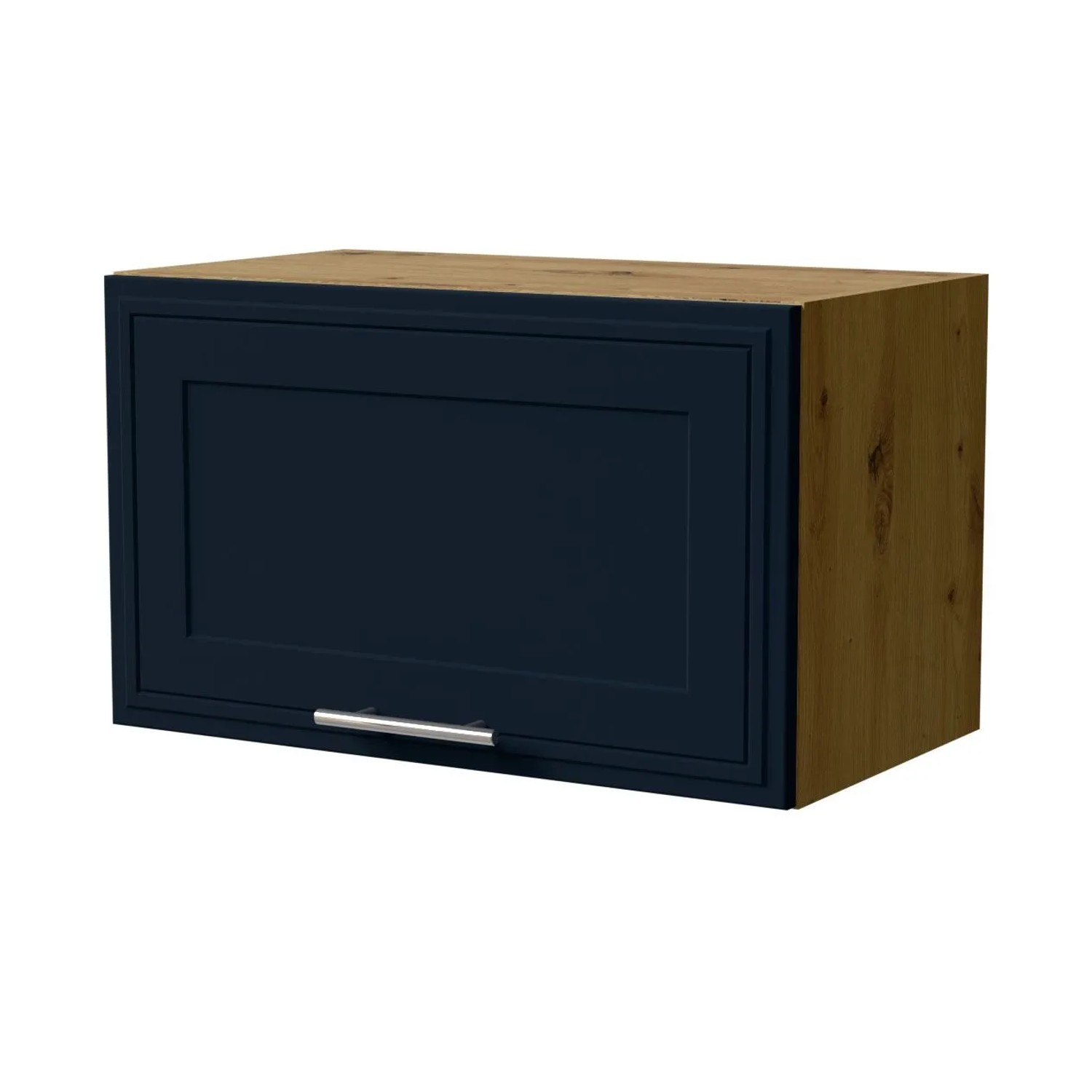 Feldmann-Wohnen Klapphängeschrank Salo W4B/60 Eiche Artisan / Indigo Matt 60 / 32,5 / 36cm - Blum Aventos Klappenbeschla...