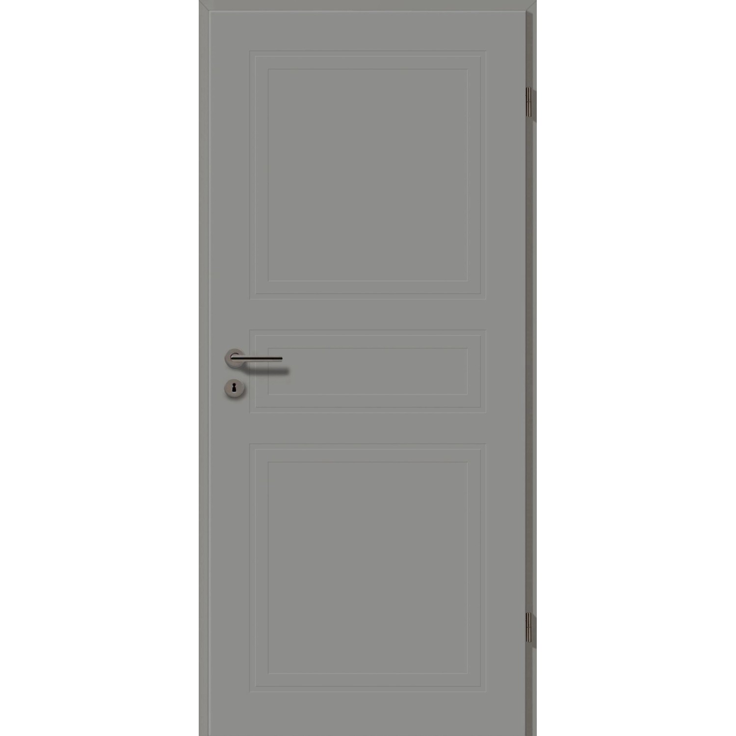 GetaDoor Zimmertür Brillant Contour 7103 Klassikgrau 198,5 cm x 86 cm DIN R