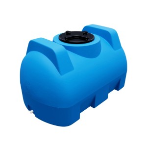 KMND 500L Horizontal Trinkwasser Wassertank Blau