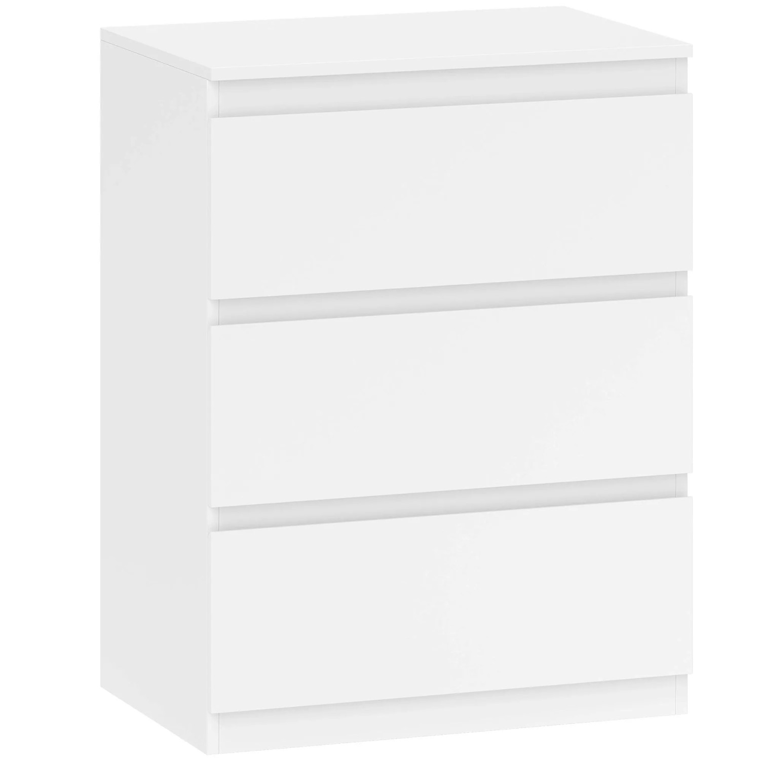 HOMCOM Kommode Spanplatte 60L x 40B x 79H cm Weiß