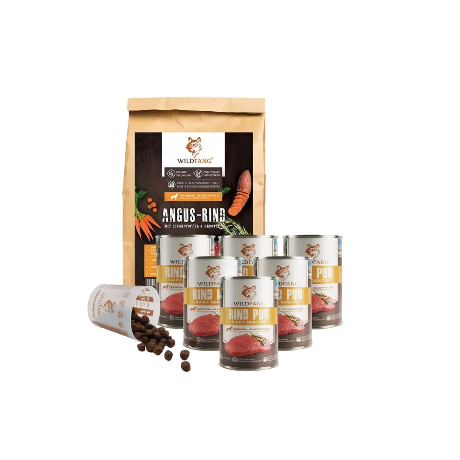 Wildfang Adult Futterpaket Rind Getreidefrei