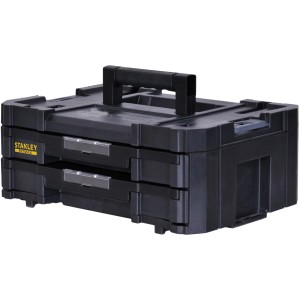 Stanley FatMax Tstak IV Werkzeugkoffer mit zwei Schubladen, schwarz.