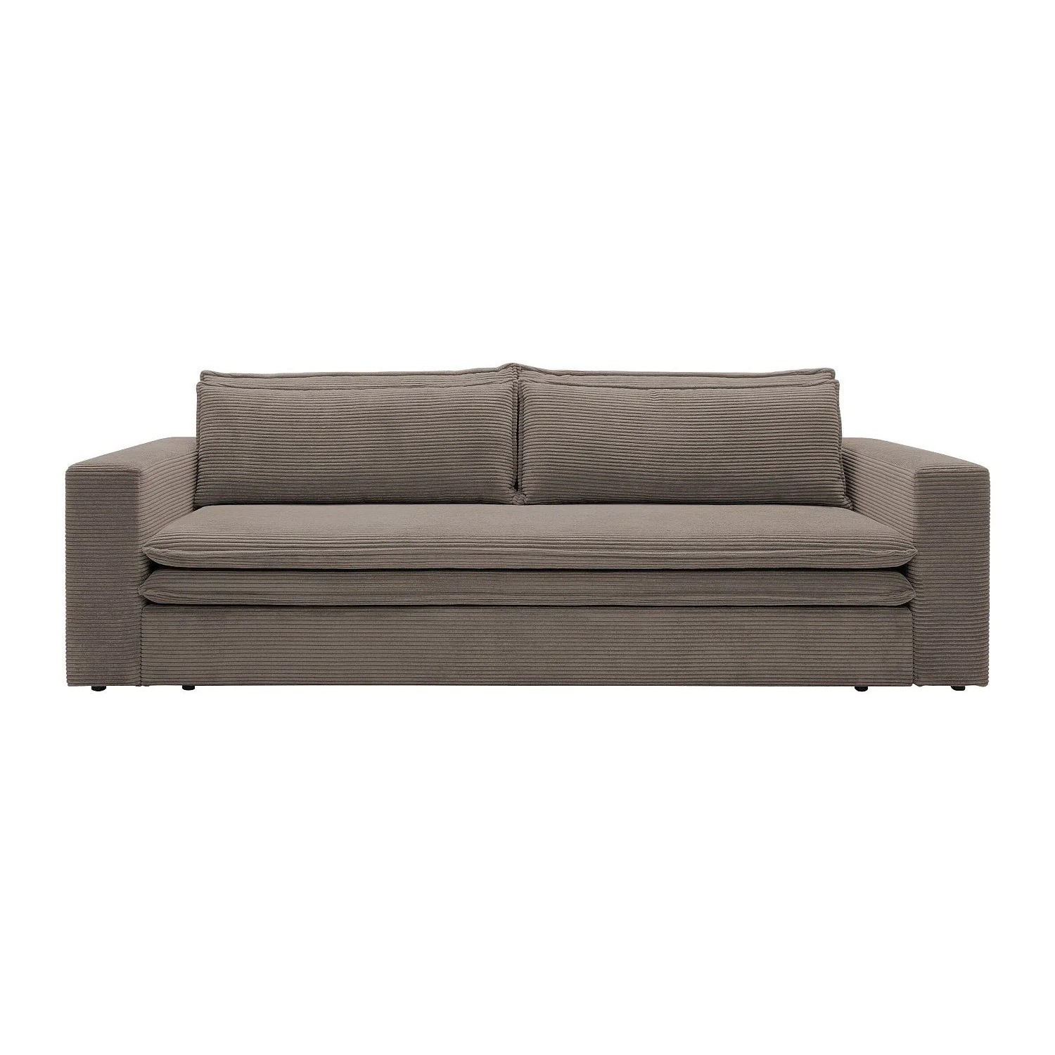 Vente-unique Schlafsofa Tilia Taupe 244 cm