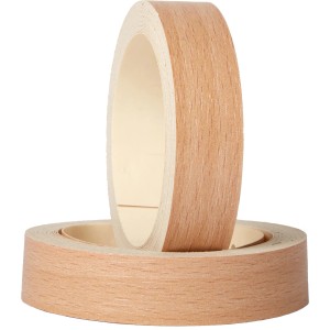 Rolle selbstklebender Kantenumleimer, Buche hell, 19mm breit, für Arbeitsplatten.