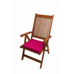 Setgarden Square 6er Set Sitzkissen Stuhlkissen Indoor & Outdoor 40x40x4 cm 1tlg Rose