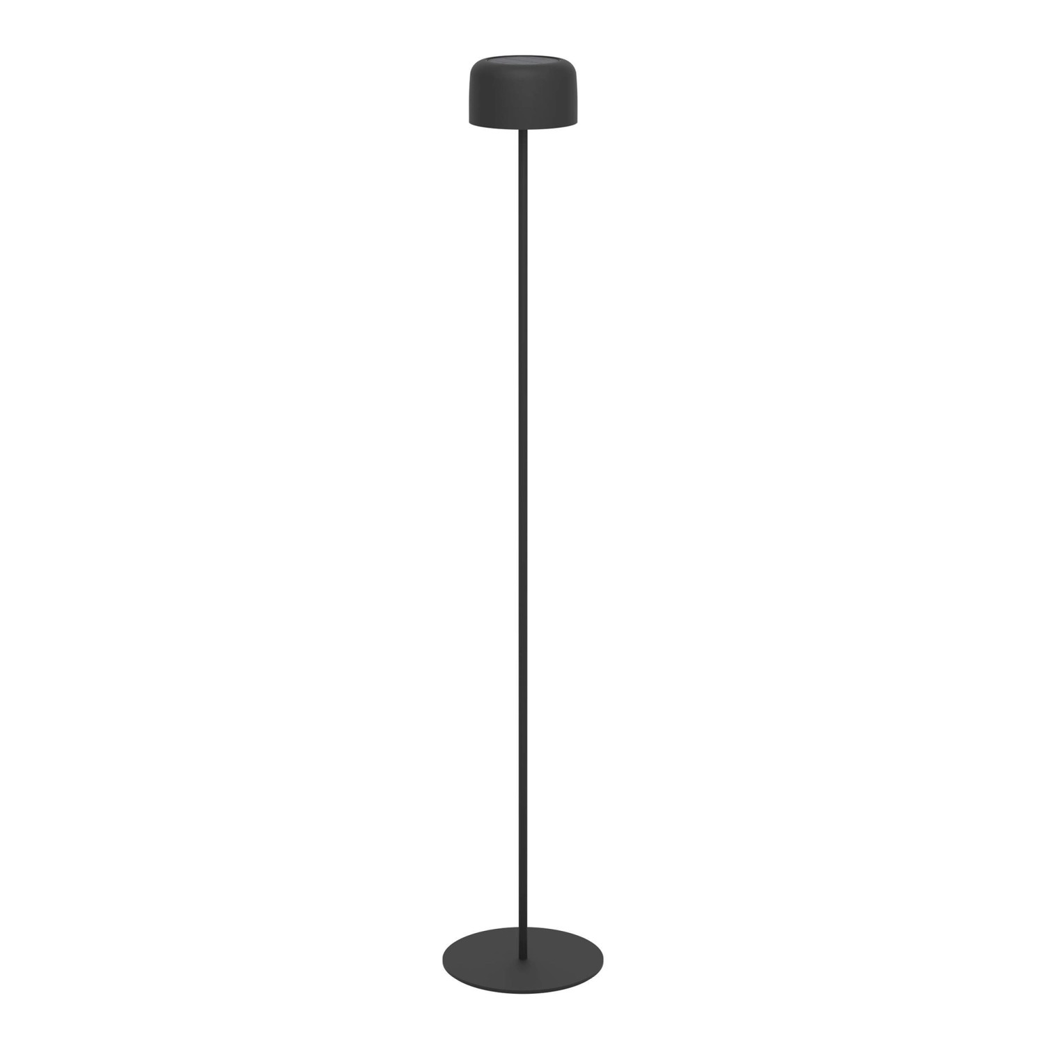 EGLO Solar LED Stehleuchte ROCCANOVA Akku Schwarz Touchdimmer IP44 günstig online kaufen