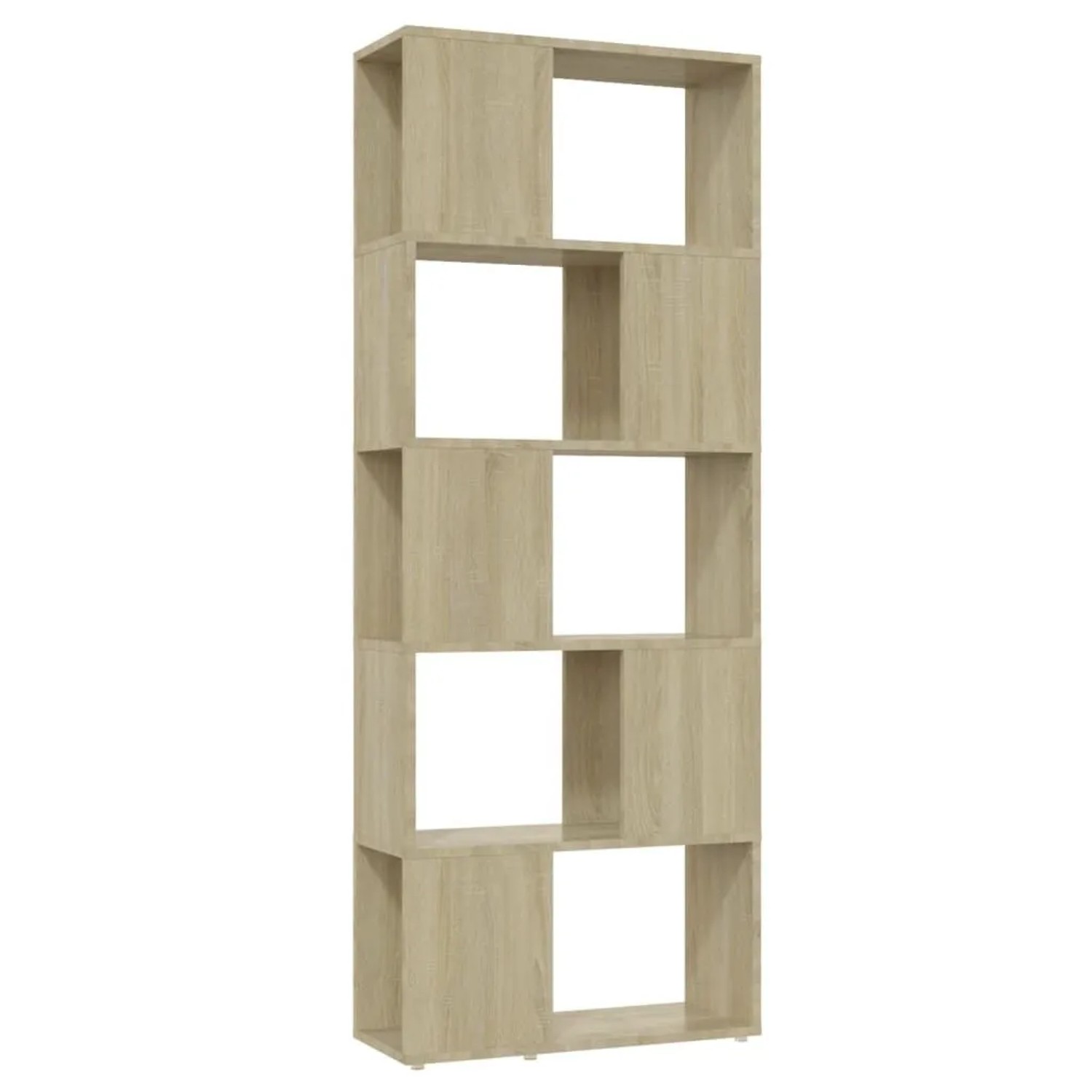 vidaXL Bücherregal Raumteiler Sonoma-Eiche 60x24x155 cm 809092 günstig online kaufen