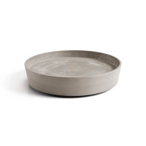Ecopots Untersetzer Amsterdam Rollen, taupe, 41,6 cm. Praktischer Blumentopf-Untersetzer mit Rollen.