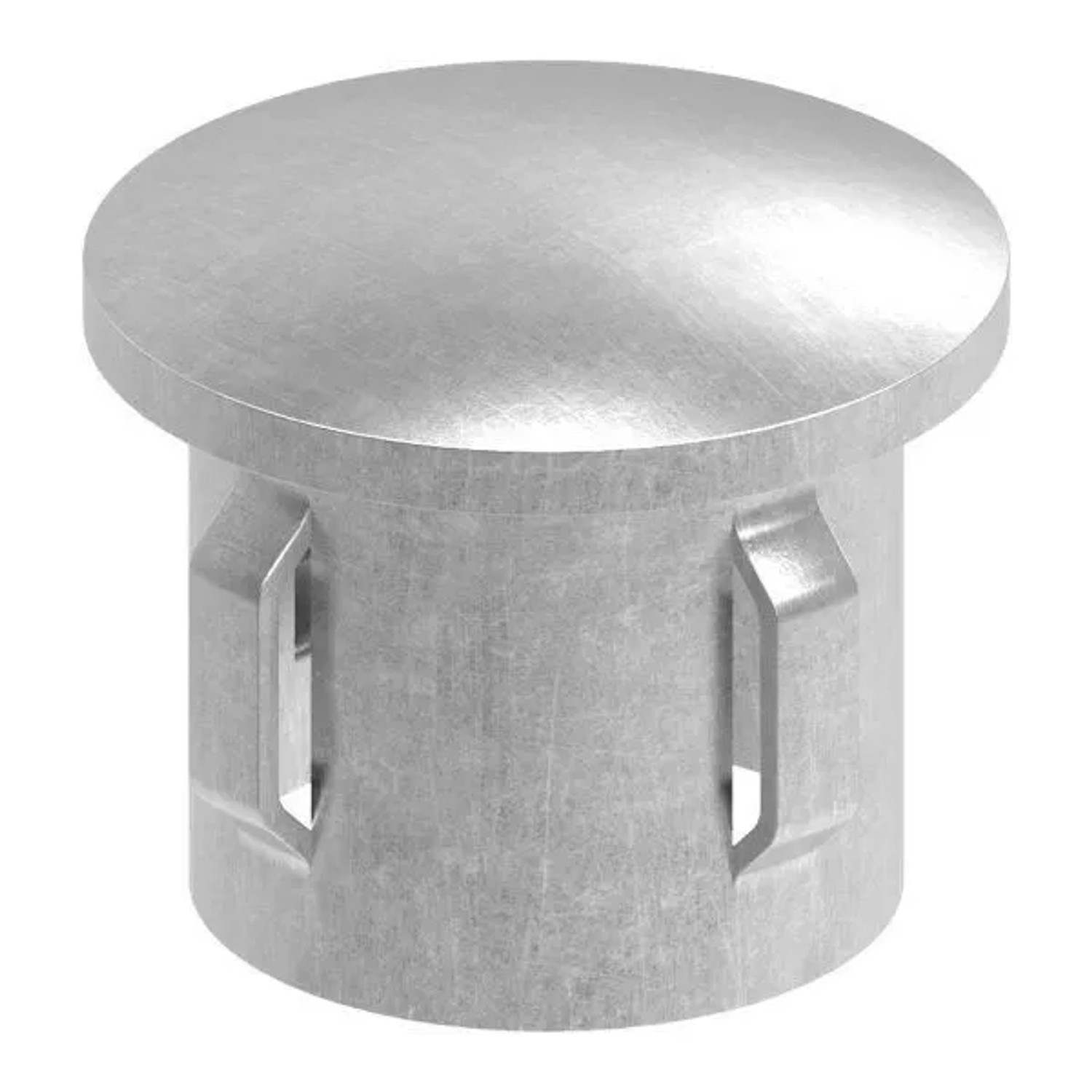 FeNau Stahlstopfen Leicht Gewölbt Für Ø 33,7x1,8-2,2 mm Stah S235JR Roh